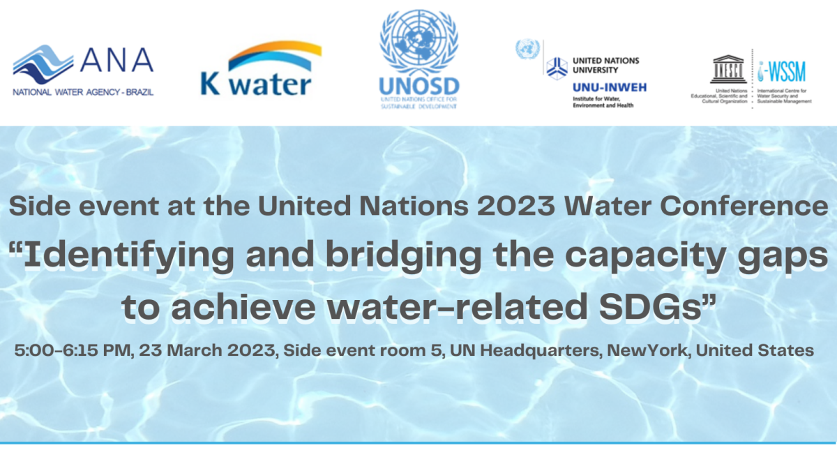 [2023] Side event at the United Nations 2023 Water Conference